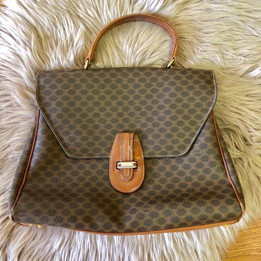 Authentic Céline Macadam Handbag